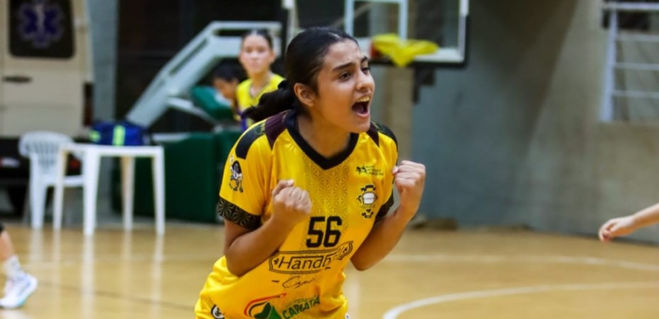 Erianna Aguilera Federación Capiateña de Handball.